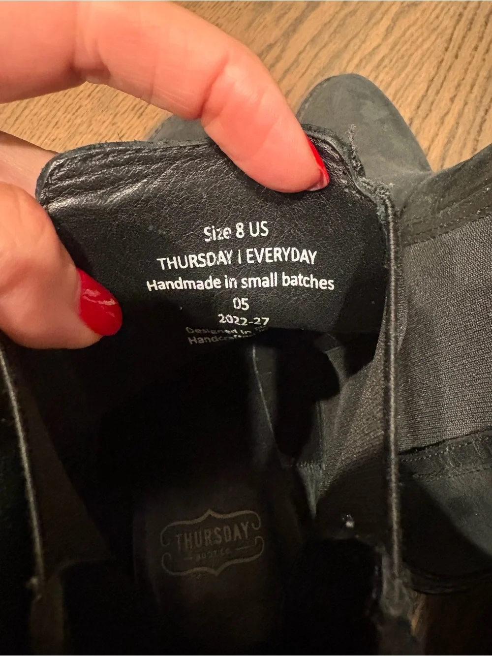 Thursday Boot Company Black Chunky Heel Chelsea Ankle Boots